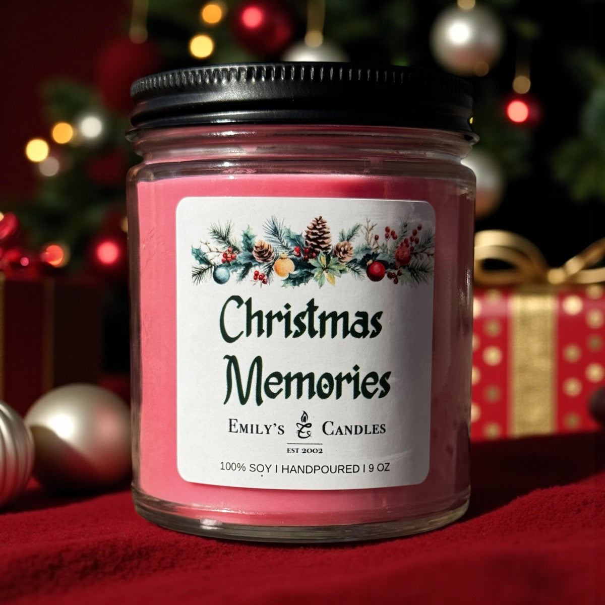 9 Oz Soy Candle Christmas Memories