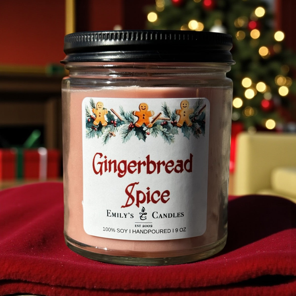 9 Oz Soy Candle Gingerbread Spice