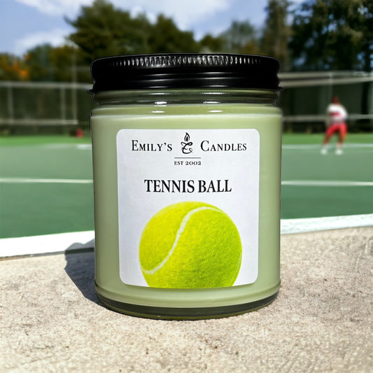 9 Oz Soy Candle Tennis Ball Scented