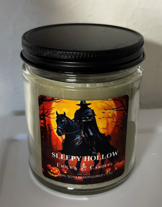 9 Oz 100% Soy Candle Sleepy Hollow
