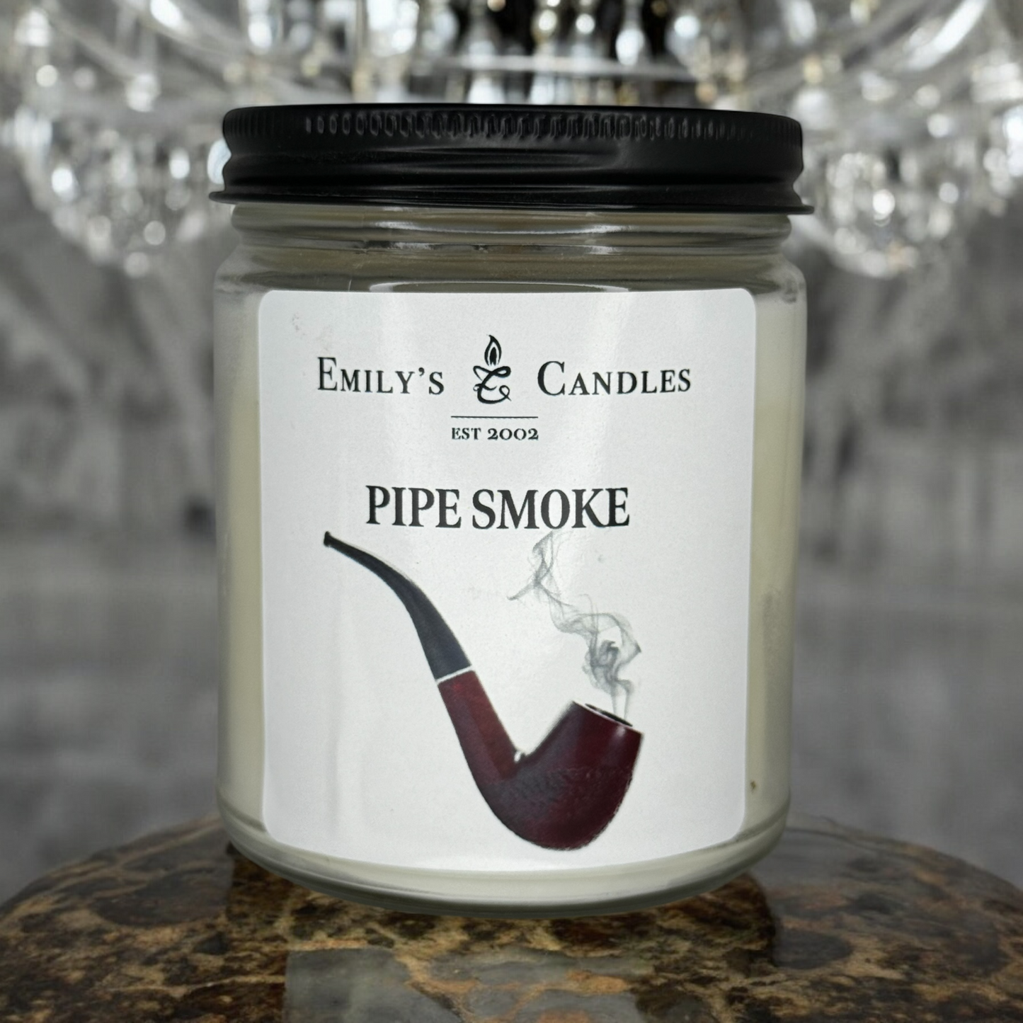 9 Oz Soy Candle Pipe Smoke