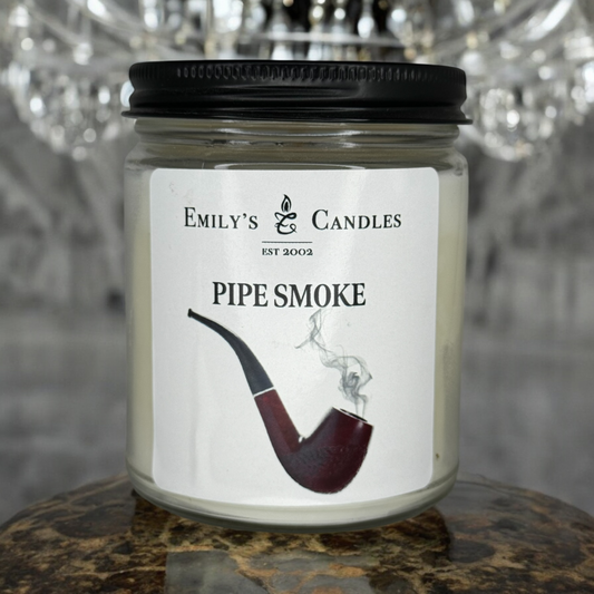 9 Oz Soy Candle Pipe Smoke