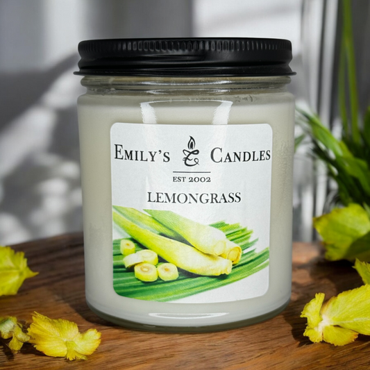 9 Oz Soy Candle Lemongrass