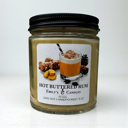 9 Oz Soy Hot Buttered Rum