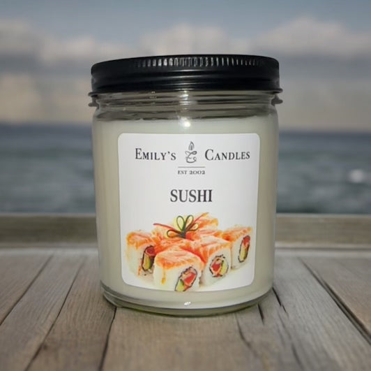 9 Oz Soy Candle Sushi Scented