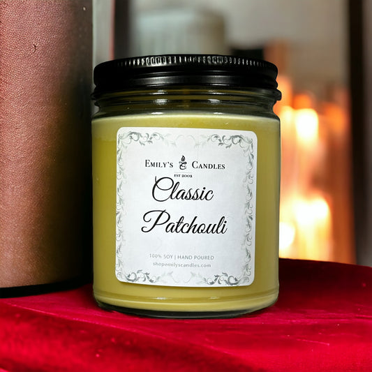 9 Oz Soy Candle Classic Patchouli