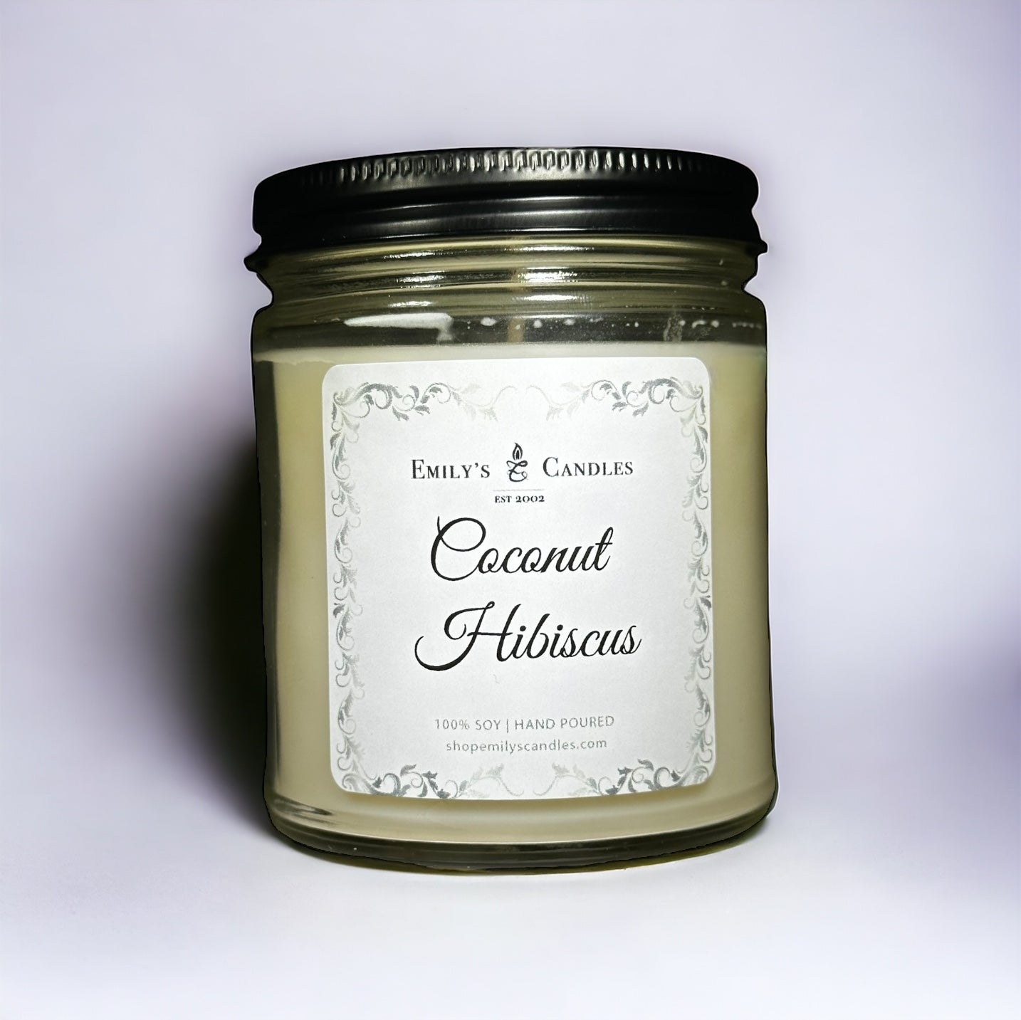 9 Oz Soy Candle Coconut Hibiscus