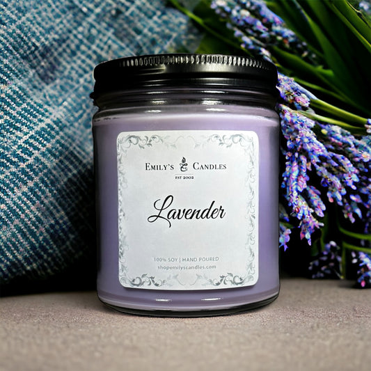 9 Oz Soy Candle Lavender