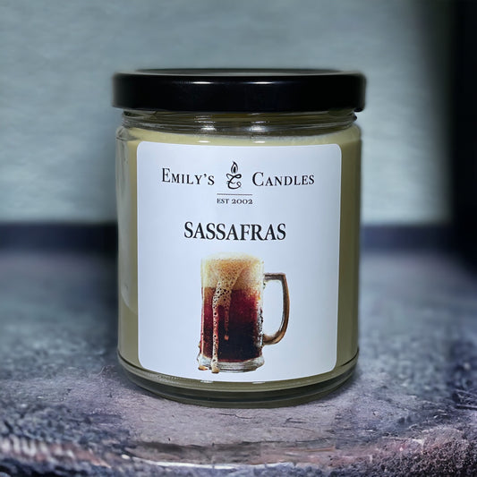 9 Oz Soy Candle Sassafras