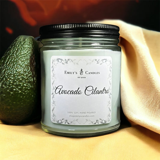9 Oz Soy Candle Avocado Cilantro