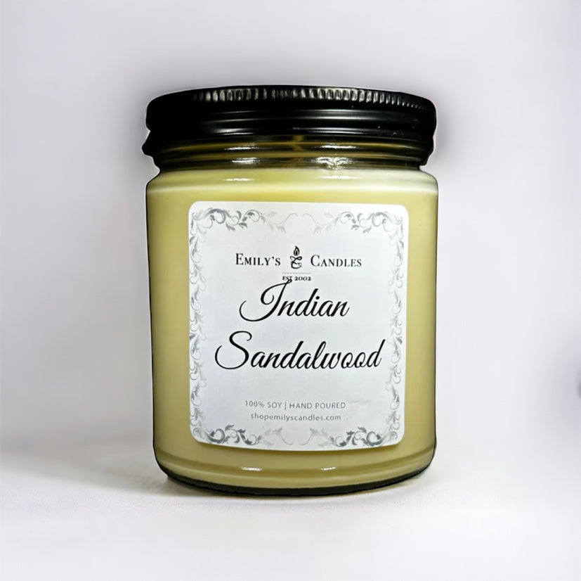 9 Oz Soy Candle Indian Sandalwood