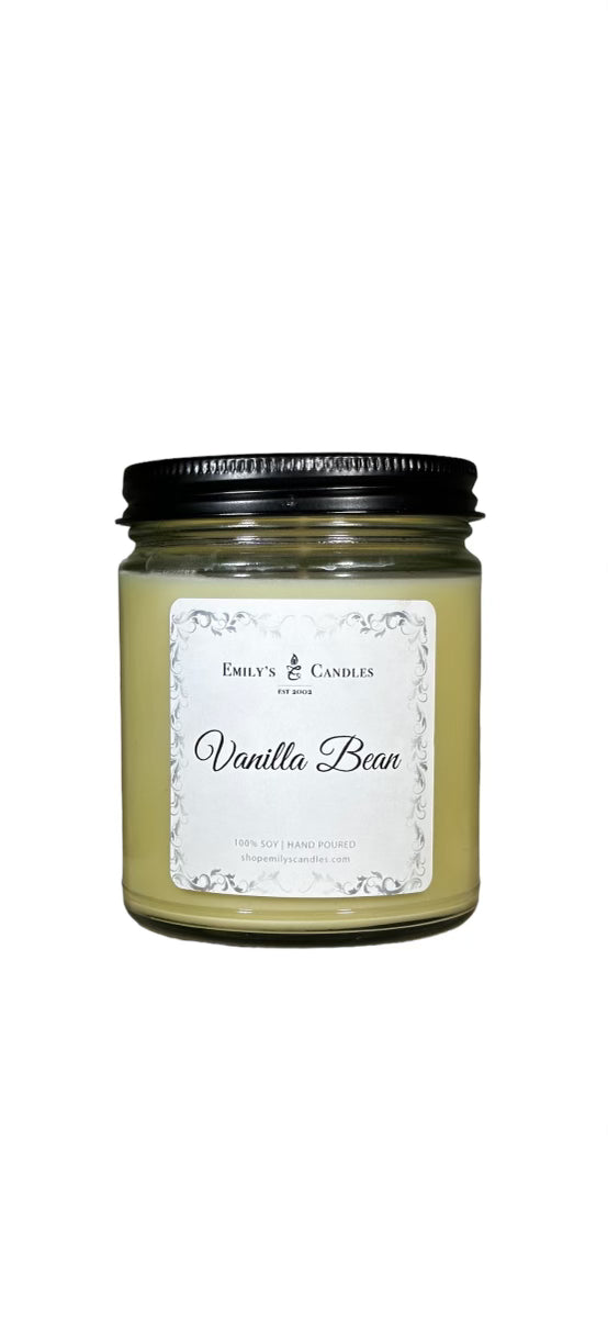 9 Oz Soy Candle Vanilla Bean