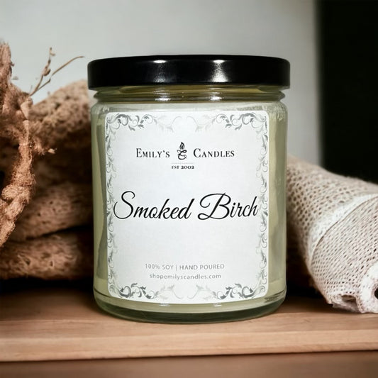 9 Oz Soy Candle Smoked Birch