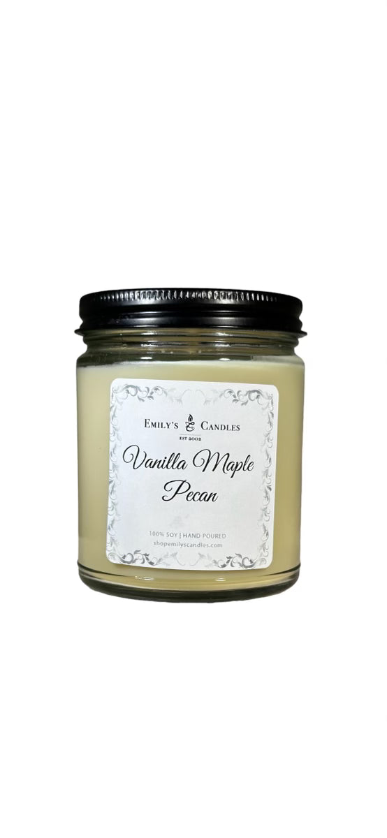 9 Oz Soy Candle Vanilla Maple Pecan