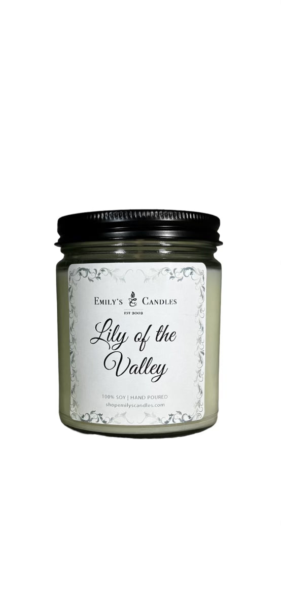 9 Oz Soy Candle Lily of the Valley