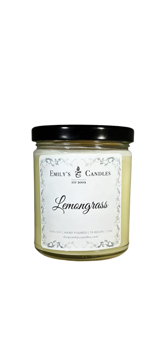 9 Oz Soy Candle Lemongrass
