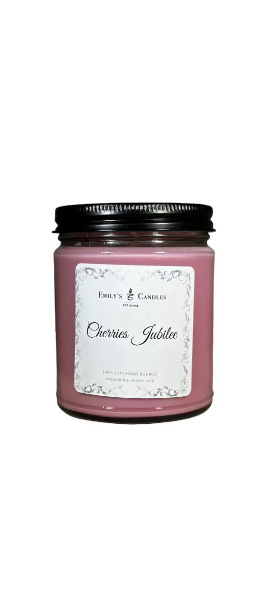 9 Oz Soy Candle Cherries Jubilee