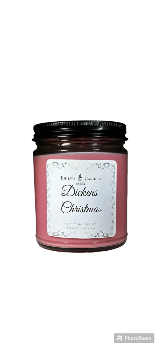 9 Oz Soy Candle Dickens Christmas
