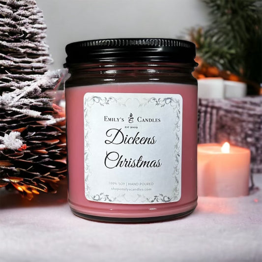 9 Oz Soy Candle Dickens Christmas