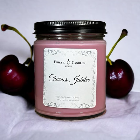 9 Oz Soy Candle Cherries Jubilee