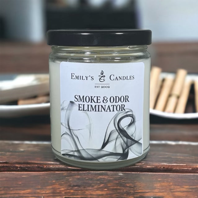 9 Oz Soy Candle Smoke Odor Eliminator