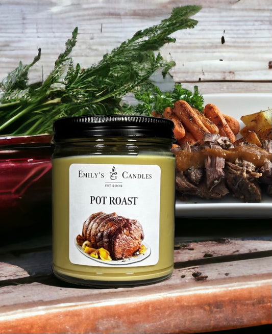 9 Oz Soy Candle Pot Roast Scented