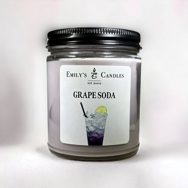 9 Oz Soy Candle Grape Soda