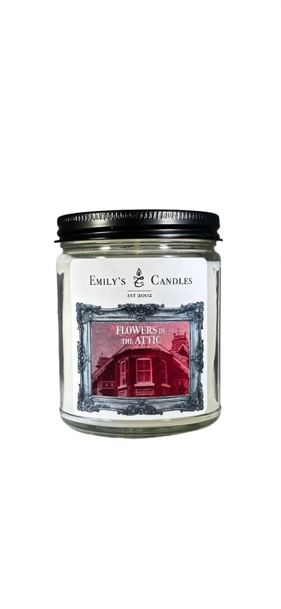 9 Oz Soy Candle Flowers in the Attic