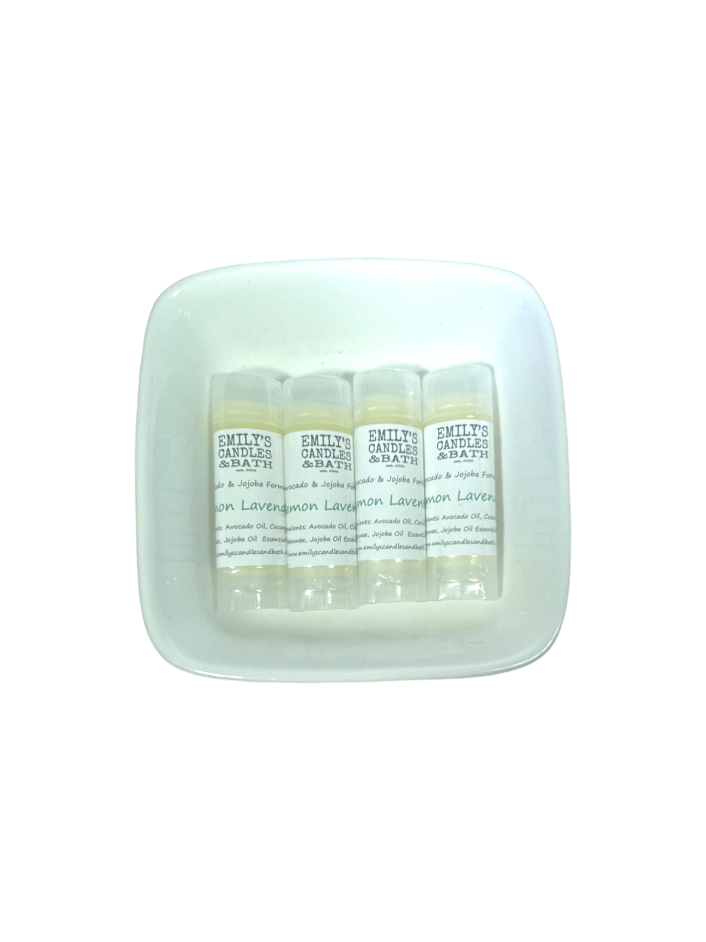 Lip Balm With Essential Oils - Lemon Lavender
