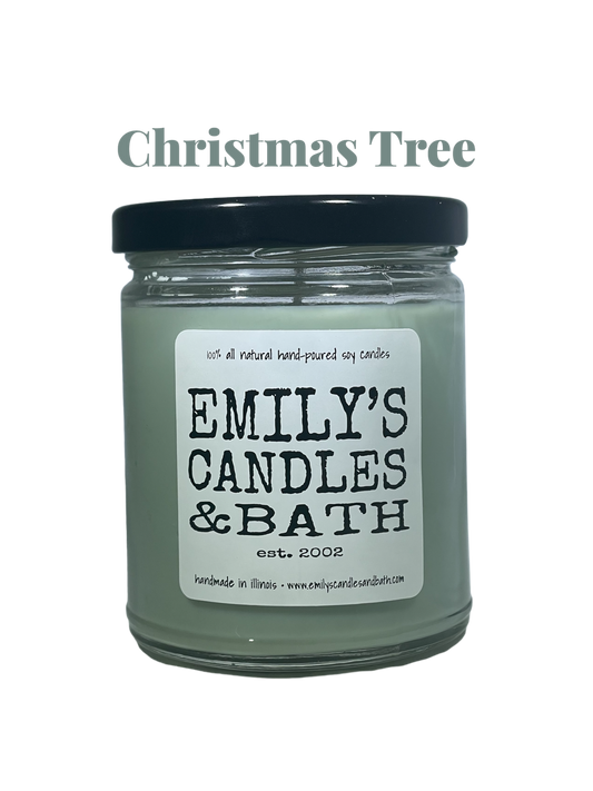 9 Oz Soy Candle Christmas Tree