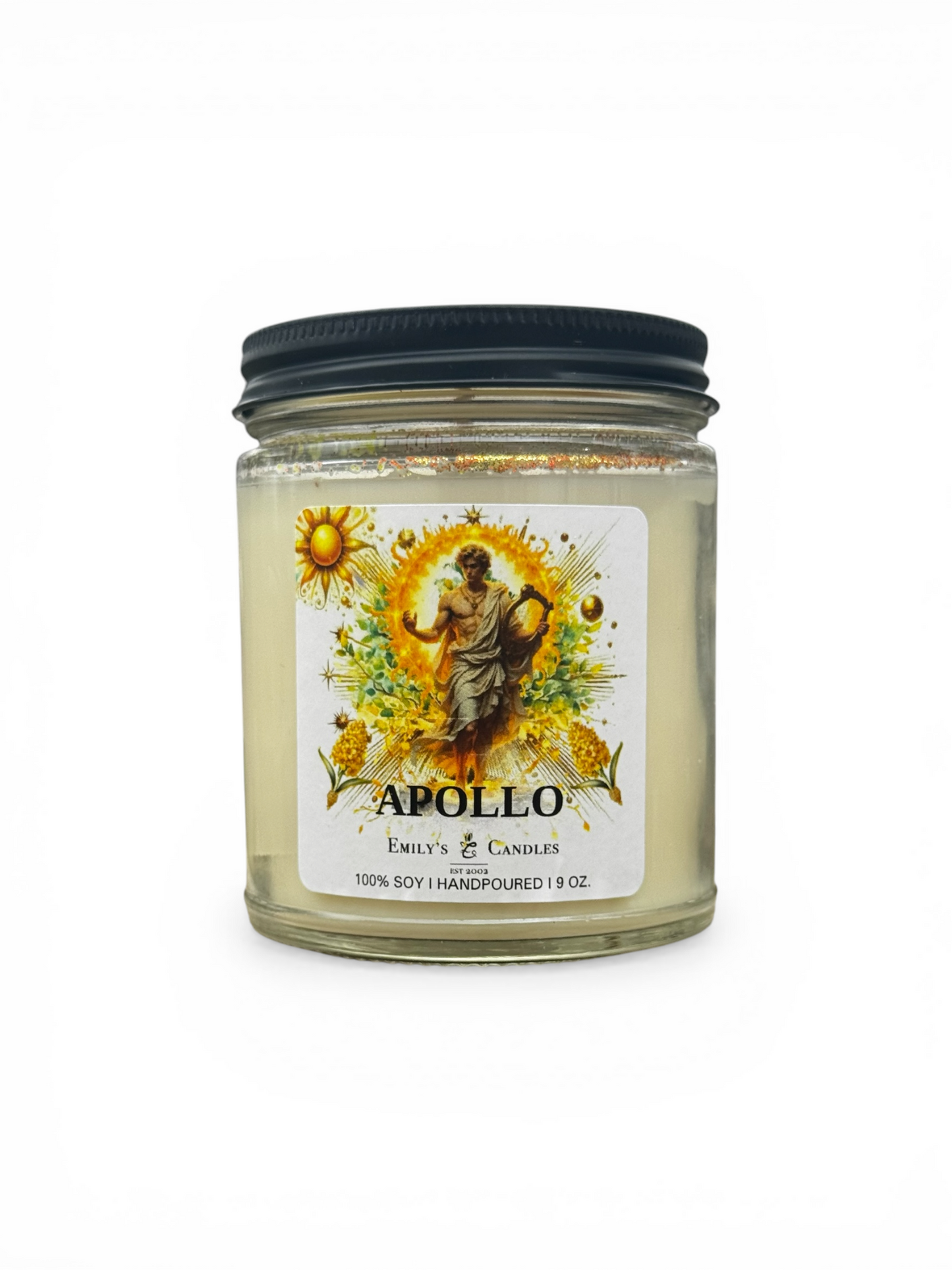 9 Oz -100% Soy Candle Apollo