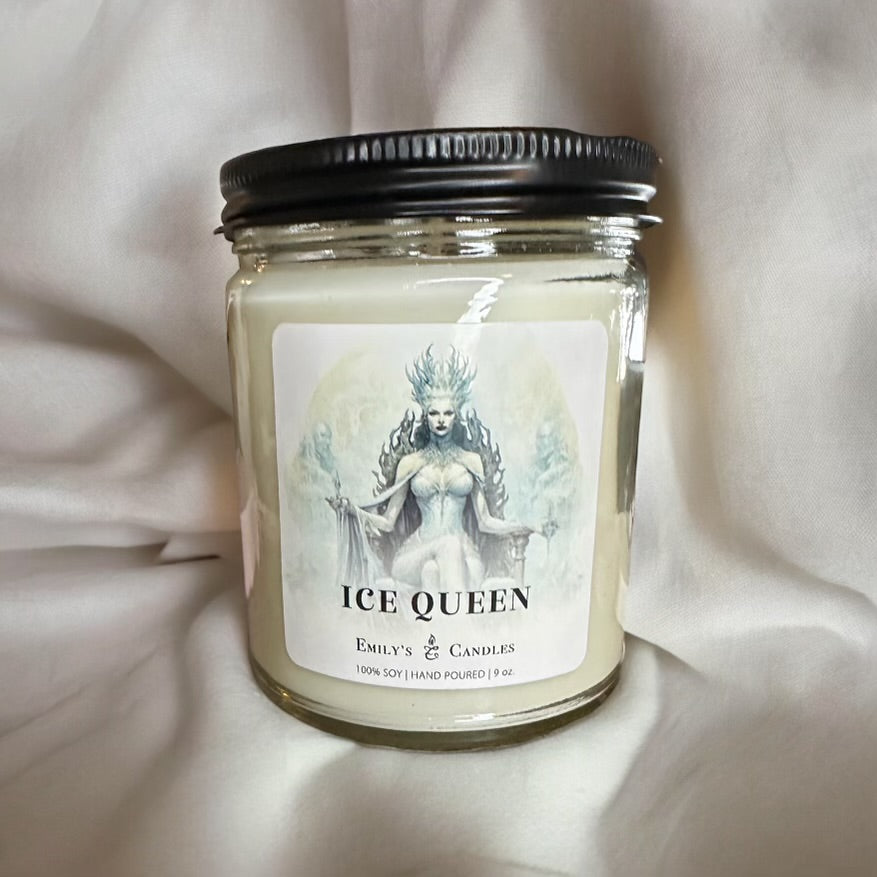 9 Oz 100% Soy Candle Ice Queen