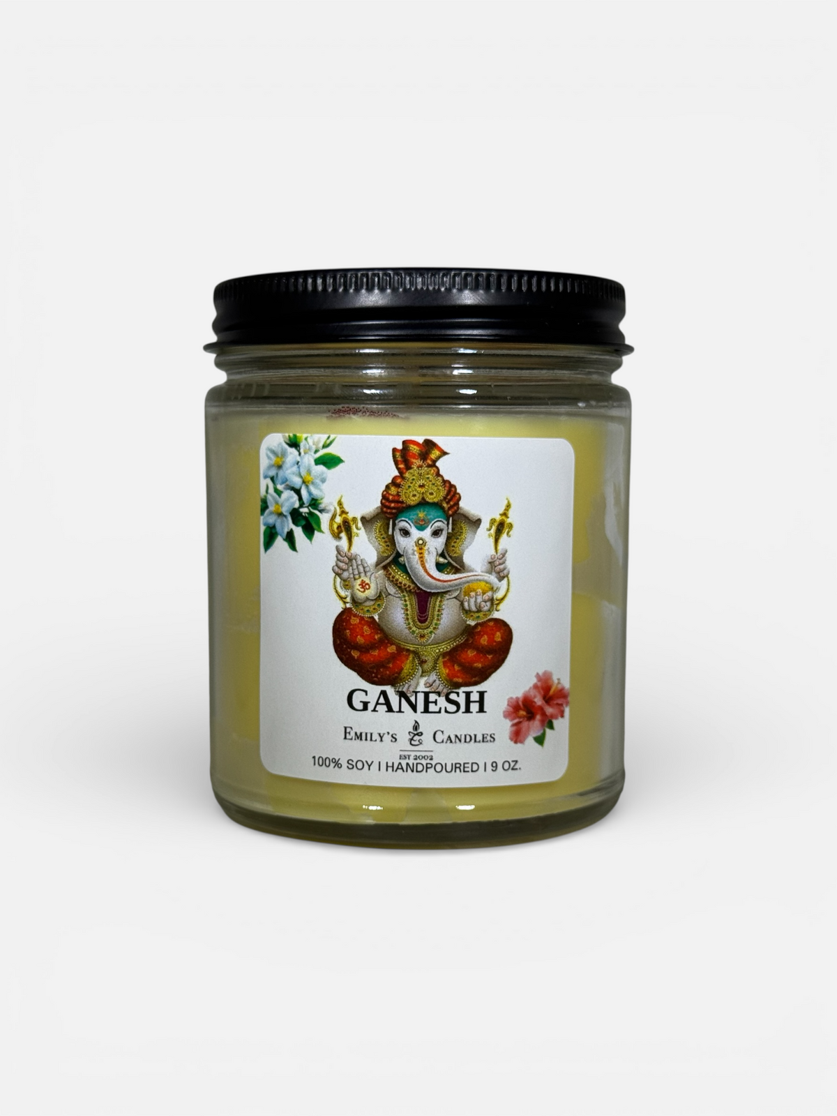 9 Oz 100% Soy Candle Ganesh
