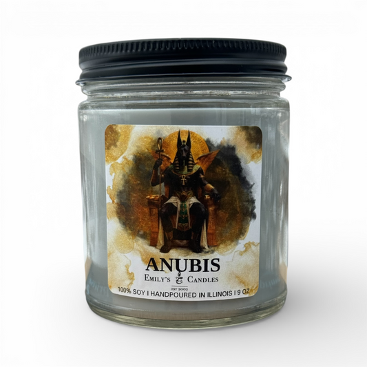 9 Oz 100% Soy Candle Anubis