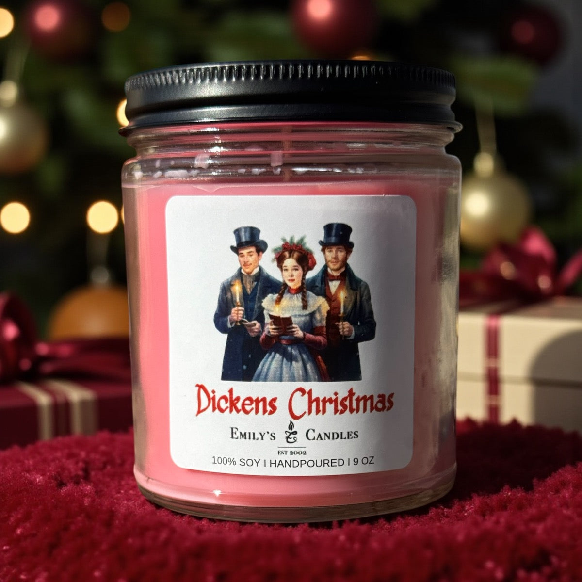 9 Oz Soy Candle Dickens Christmas