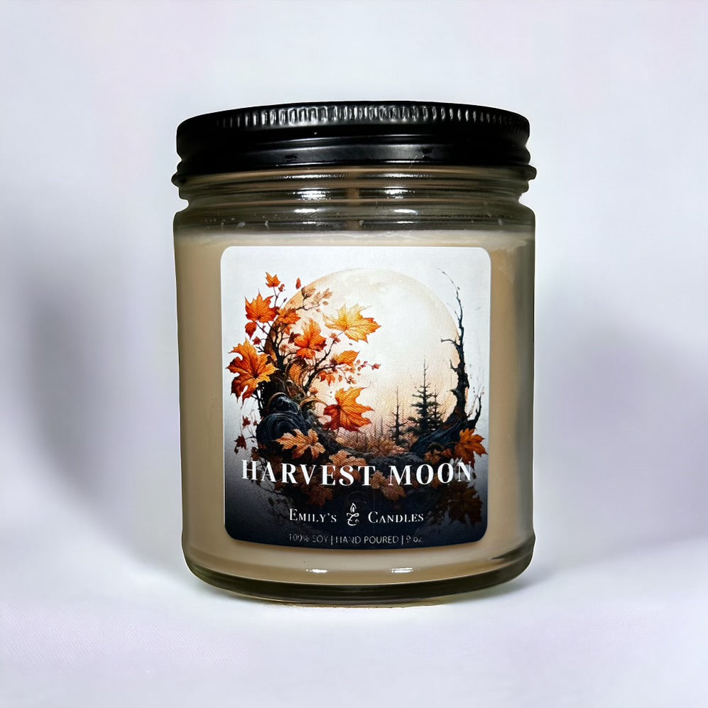 9 Oz 100% Soy Candle Harvest Moon