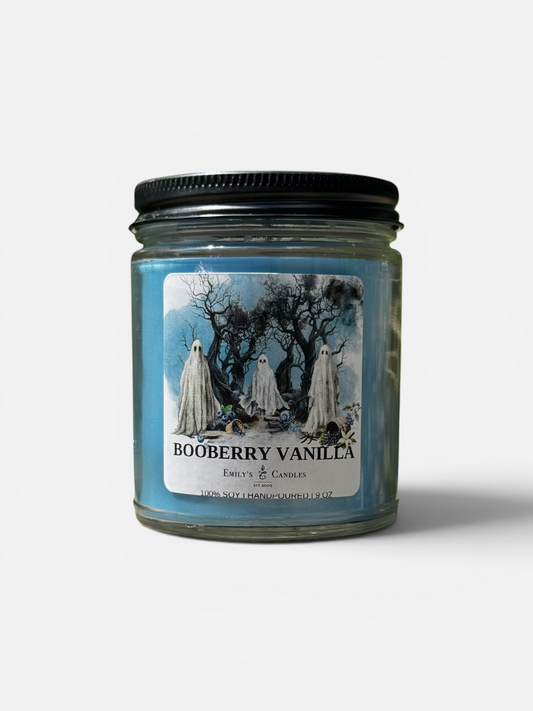 9 Oz 100% Soy Candle Booberry Vanilla