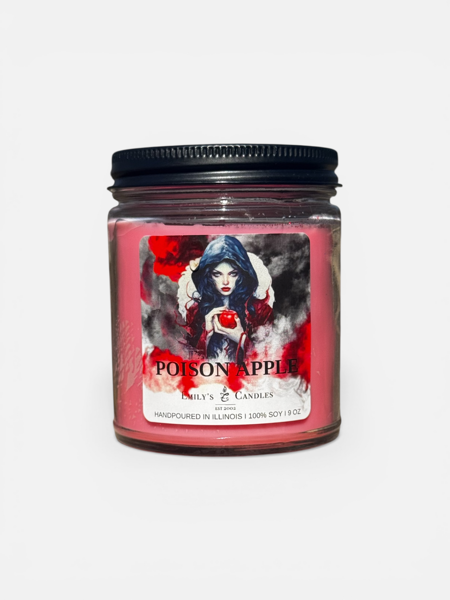 9 Oz 100% Soy Candle Poison Apple
