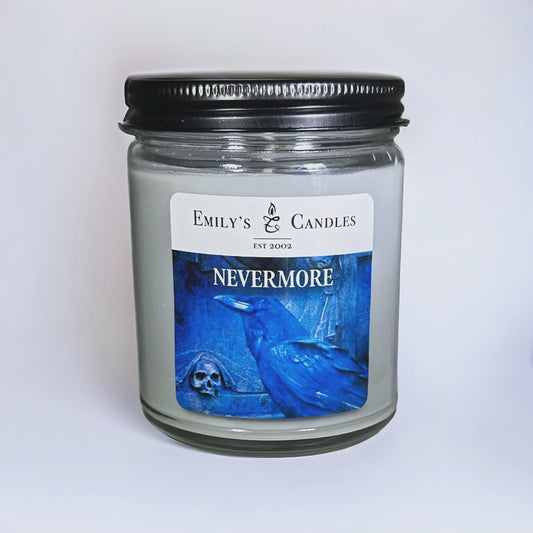 9 Oz 100% Soy Candle Nevermore