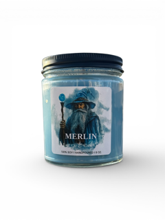 9 Oz 100% Soy Candle Merlin