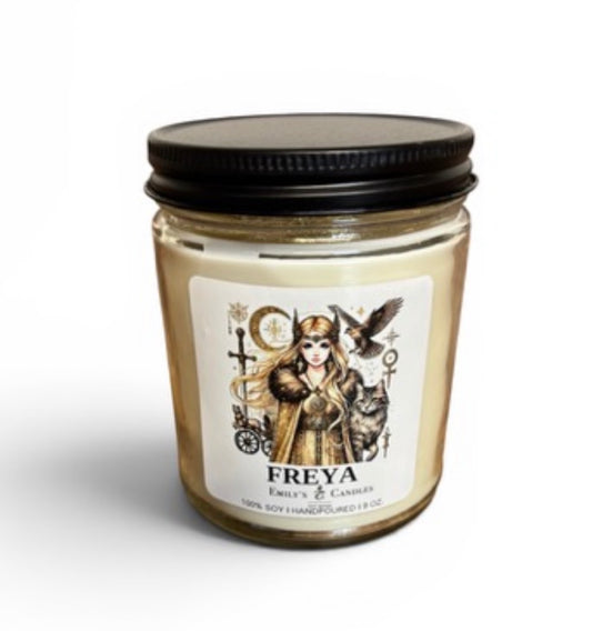 9 Oz -100% Soy Candle Freya