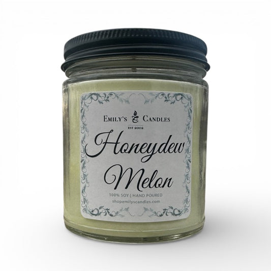 9 Oz Soy Candle Honeydew Melon