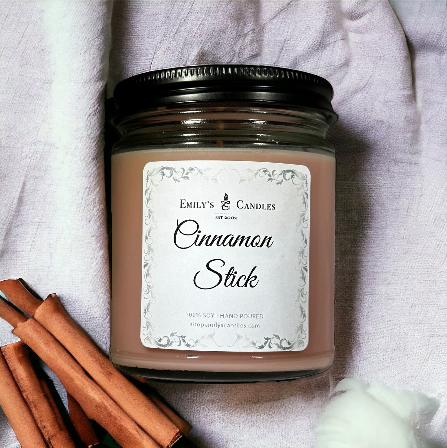 9 Oz Soy Candle Cinnamon Stick