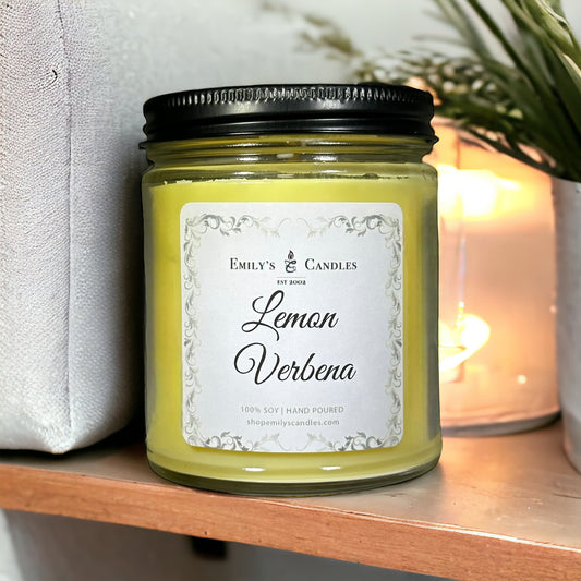 9 Oz Soy Candle Lemon Verbena
