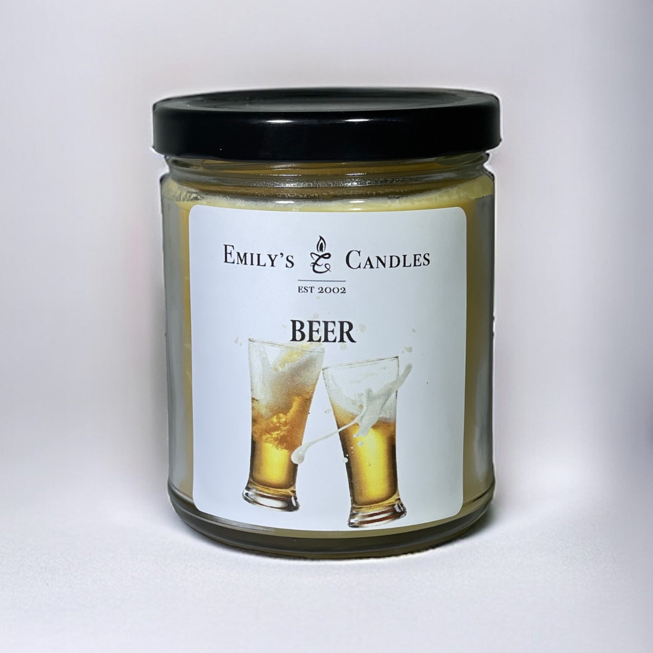 9 Oz Soy Candle Beer Scent