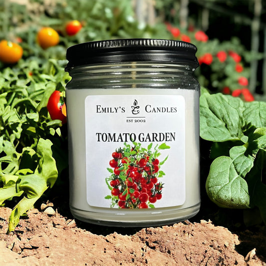 9 Oz Soy Candle Tomato Garden