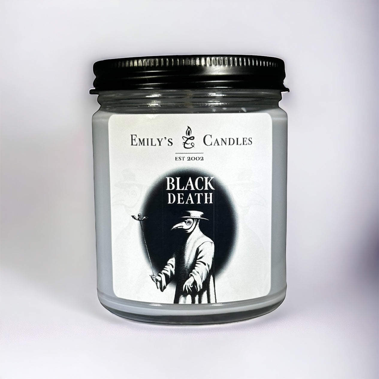 9 Oz Soy Candle Black Death Scent