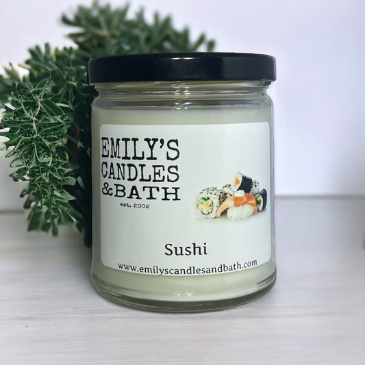 9 Oz Soy Candle Sushi Scented