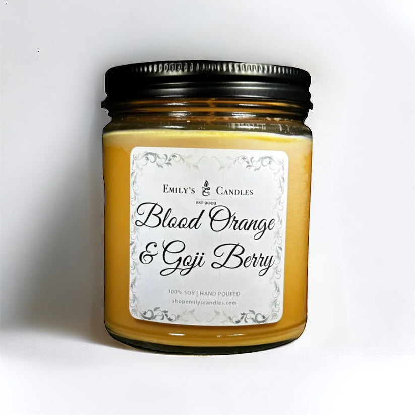 9 Oz Soy Candle Goji Berry & Blood Orange