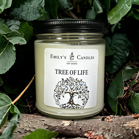 9 Oz Soy Candle Tree of Life